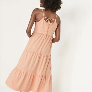 Old Navy Tiered Slub Knit Strappy Sleeveless Dress Plus Size 2X